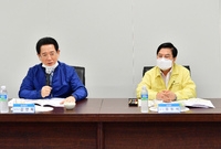 김용록 도지사 장성농협물류...