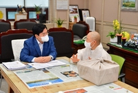 사찰음식 도시락 전달