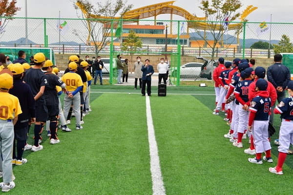 장성야구스포츠클럽 친선경기