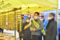김영록 도지사 전통시장 방...