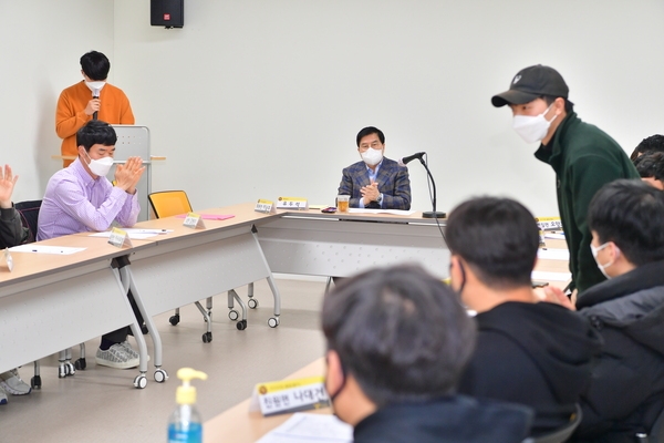 한국농수산대학청년연합회 장성지회 간담회