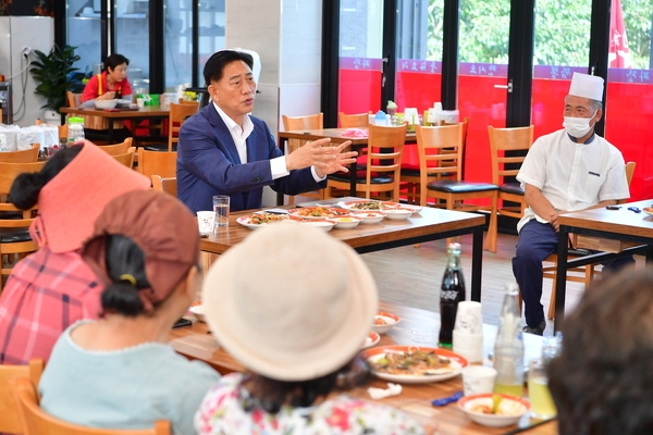 장성호 미락단지 상가번영회 간담회
