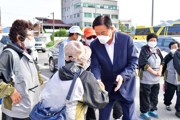 전라남도 장애인 생활체육대추전 선수단 환송