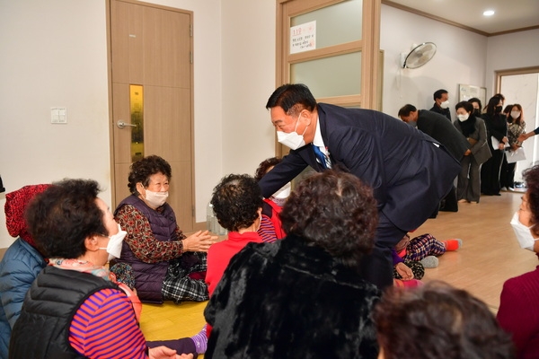 군민과의 대화 남면 죽분마을 현장 방문
