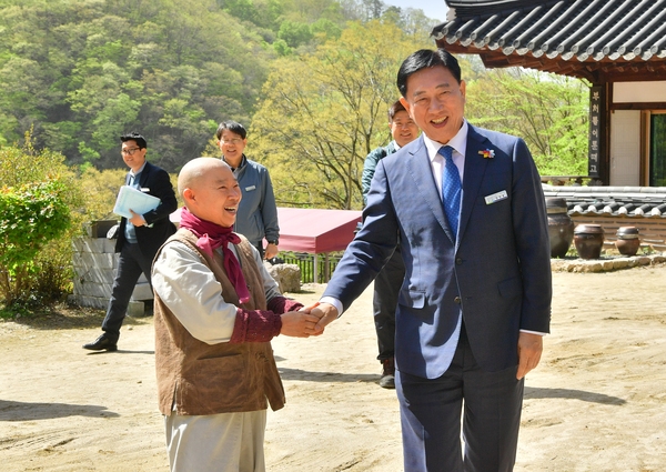 서삼초등학교 템플스테이 현장 방문