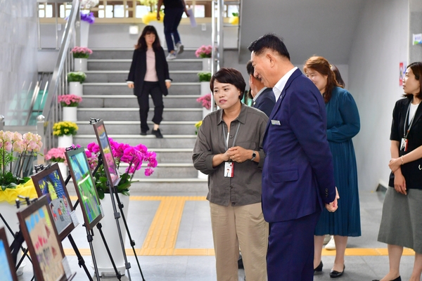 장성군가족센터 작품전시