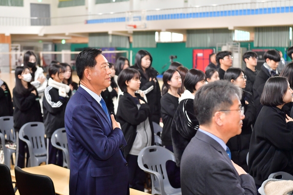 장성고등학교 1,2학년 강연회