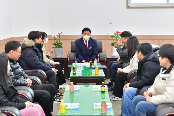 자체설계단 합동집무 격려