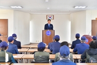 무공수훈자회 견학 격려
