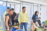 폭우피해현장 방문