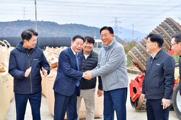 황룡옥정 공공비축미곡 현장 방문