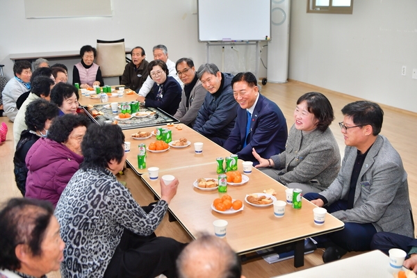 동화면 영락경로당 방문