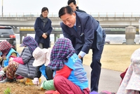 노인일자리사업 현장 격려