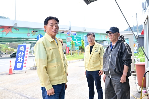 방역초소 방문 및 현장근무자 격려