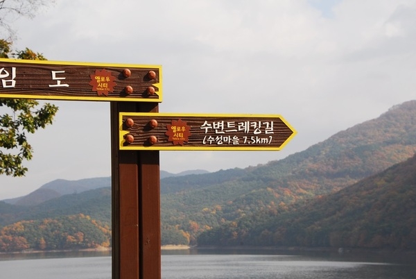 장성호 수변트레킹길을 걸으며