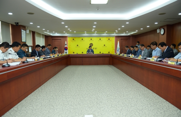 장성경찰서 협조요청 사항에 대한 실무회의