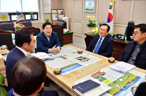 군-익산청 광주국토관리사무소 업무협력 간담회