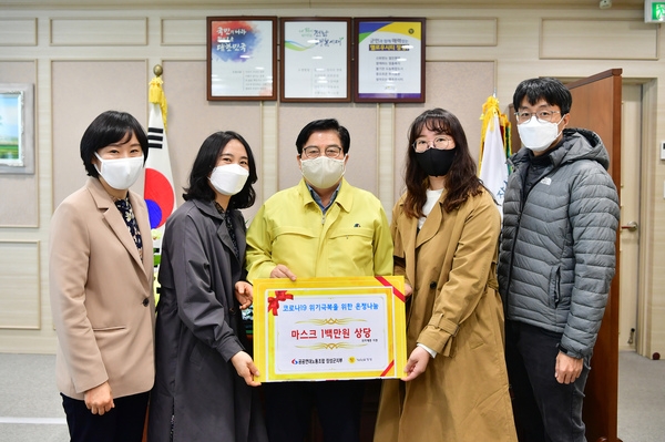 공공연대노동조합 마스크 전달