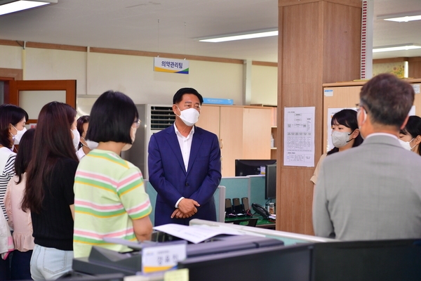 실과 및 사업소 방문
