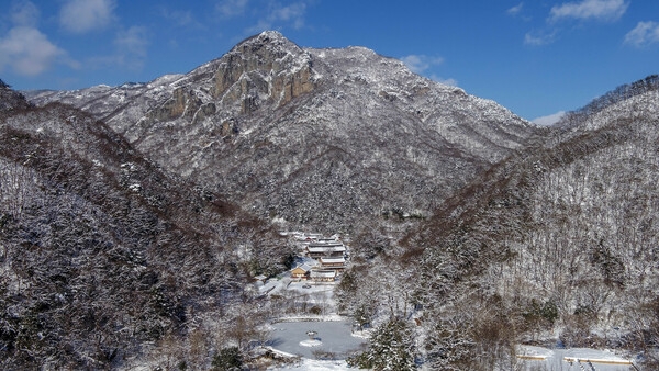 백양사 설경